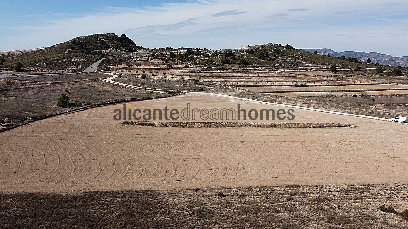 Lovely building plot in Pinoso with great views and privacy, only for new build villa in Alicante Dream Homes