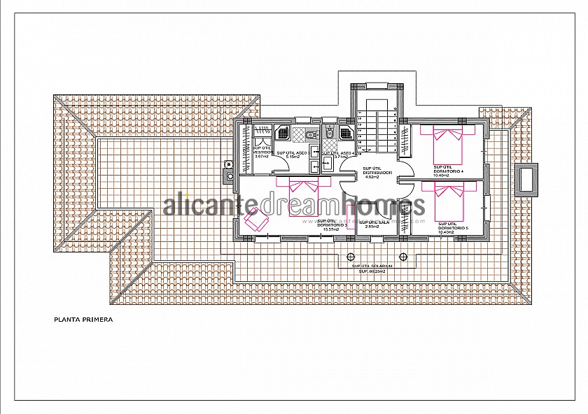Schöne neue Villa zum Verkauf in Pinoso in Alicante Dream Homes