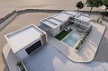 Beautiful 3 bedroom modern house project with swimming pool in fortuna in Alicante Dream Homes API 1122
