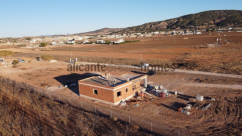 Modern new build villa with a pool almost complete, walking distance to town in Alicante Dream Homes